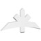 Ekena Millwork Alberta Architectural Grade PVC Gable Bracket, 60"W x 22 1/2"H x 2"D x 6"F, 9/12 Pitch GBP060X23X0206ALB00 - alternate 1
